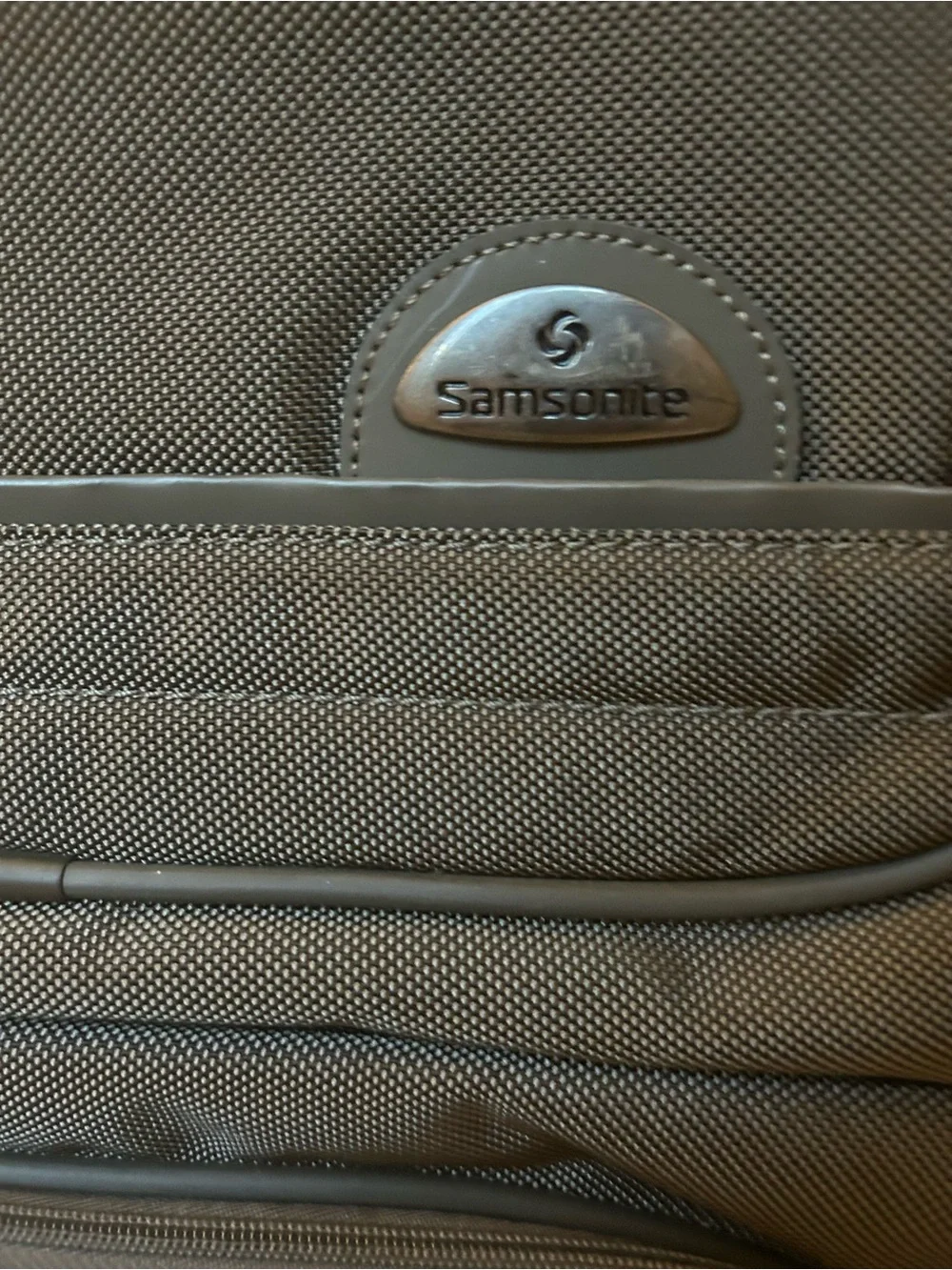 Samsonite 2-Wheel Softside Carry-On Suitcase Gray 24” Good Condition